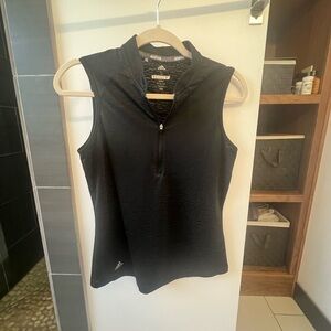 Women's adidas Golf Black Sleeveless Top